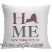 Monogramonline Inc. Personalized State Design Decorative Pillow Cushion Cover MOOL1049
